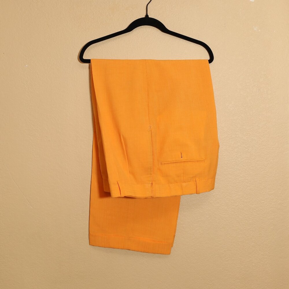 Il Canto Vintage Italian Orange Dress Pants (40)